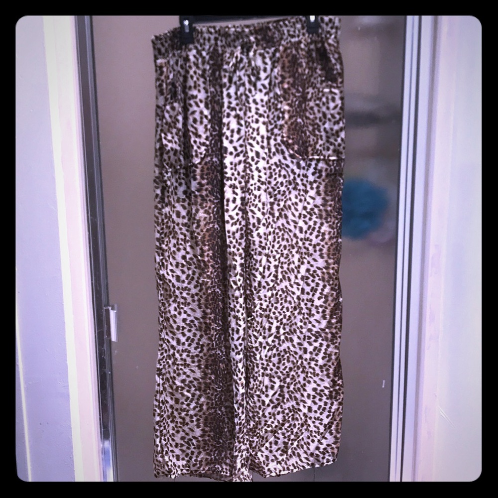 🔥NWOT Semi-Sheer Palazzo Pants Sz1X🔥